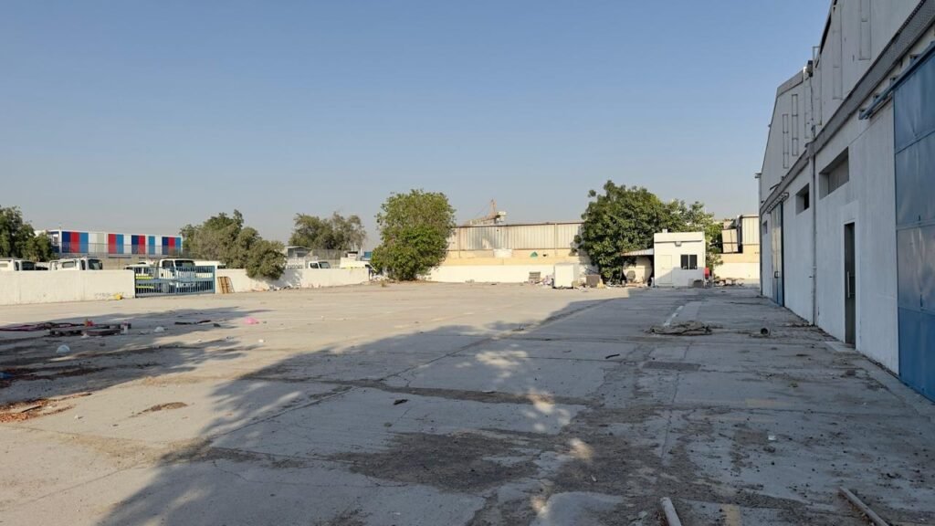 22,050 Sq. FT Independent Plot with Warehouse available for rent in Al Quoz Industrial Area 4