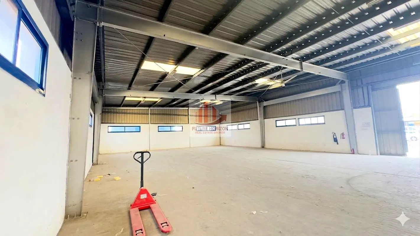 20,370 SQFT Warehouse with Open Yard ,Built-in Office and Container Loading Area for rent in Ras Al Khor Ind Area 2 (TAX-FREE)
