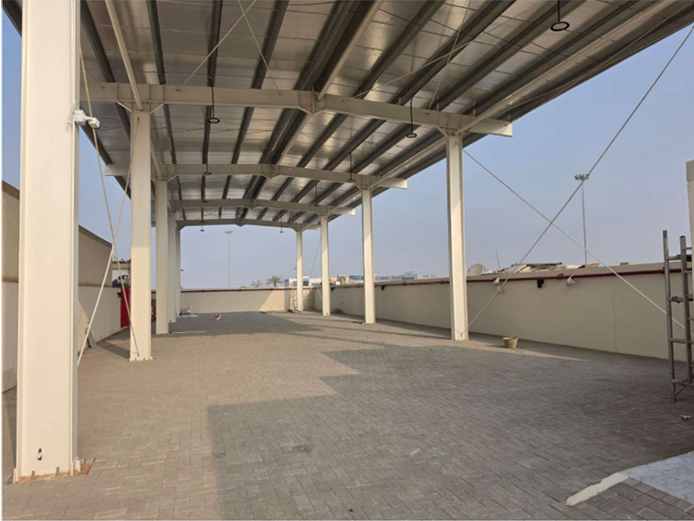 6,050 Sq. FT Open yard with Shed + Offices for Rent in Warsan 3